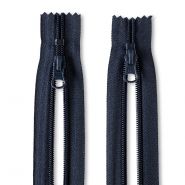Butika.hu hobby webáruház - Prym cipzár táskába, 60cm, 2 huzókás, 2 irányú, 490862, sötét kék