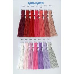 Butika.hu hobby webáruház - Lana Gatto Cable5 kötő/horgoló fonal, egyiptomi Mako pamut, 50g, 7855 - narancs színátmenetes