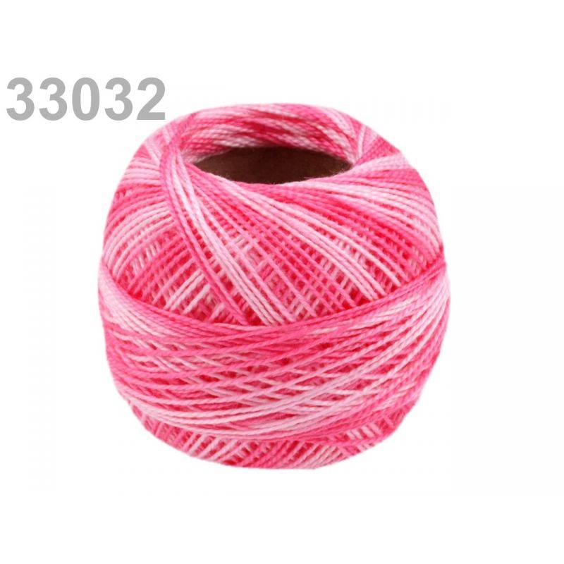 Butika.hu hobby webáruház - Hímzőcérna Cotton Perle Nitarna - policolor, 290019, 33032, rose