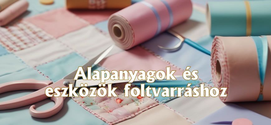 Alapanyagok foltvarráshoz